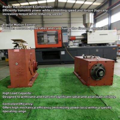 กระปุกเกียร์รุ่น SJ SZ65 สำหรับเครื่องอัดรีดสกรูเดี่ยวแนวตั้ง พร้อมการแปลงแรงบิดสูง