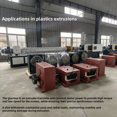 กระปุกเกียร์แนวตั้งประสิทธิภาพสูง ความเร็วสูง แรงบิดสูง รุ่น SJ225 SZ65 สำหรับเครื่องอัดรีด