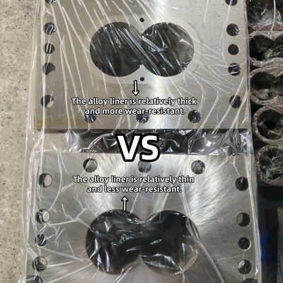 โครงสร้างแบบโมดูเลอร์ สังกะสีไนเคิล บาร์เรลสกรูคู่ที่มีความทนทานต่อการสวมใส่สําหรับพลาสติก