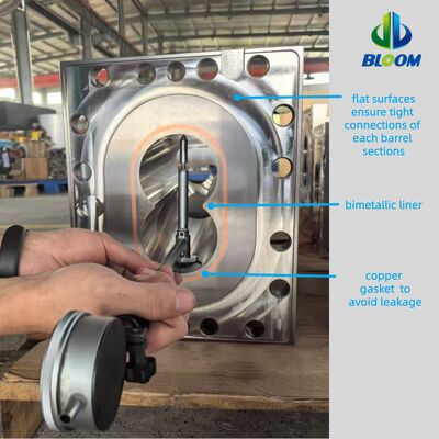 อะไหล่ extruder ทนต่อการสกัดและการเกรดที่มีเทคโนโลยี CNC การแปรรูปแม่นยําสําหรับกระบวนการ extrusion อุตสาหกรรม