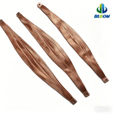 เครื่องเชื่อมต่อยืดหยุ่นที่ผูกด้วยทองแดงบริสุทธิ์ที่มีพื้นผิวเคลือบด้วยนิกเกิลและอุปกรณ์ประกอบความละเอียดตามความต้องการสําหรับการกระจายพลังงาน