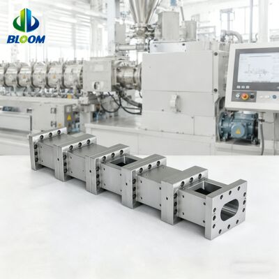 นิเคิลลอย บาร์เรลสกรูคู่ที่มีความทนทานต่อการสวมใส่และอะไหล่ extruder ที่สามารถปรับแต่งได้สําหรับการประมวลผลพลาสติก