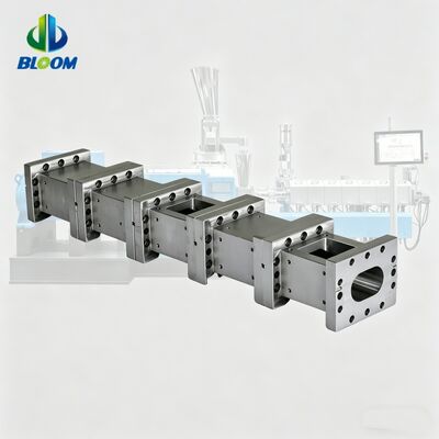 นิเคิลลอย บาร์เรลสกรูคู่ที่มีความทนทานต่อการสวมใส่และอะไหล่ extruder ที่สามารถปรับแต่งได้สําหรับการประมวลผลพลาสติก
