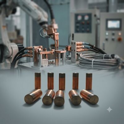 High-Purity 99.95% Tungsten Electrode with 3410°C Melting Point for Stable Electrical Performance in Resistance Welding
