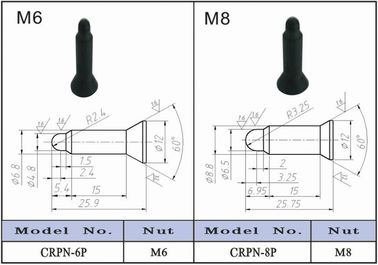 CRPN - หัวต่อ 8P KCF Guide Pin ด้วย KCF Alloy Alloy สำหรับการเชื่อมโปรเจคชั่น