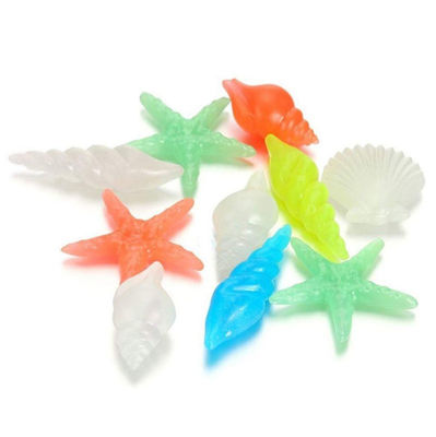 สิ่งมีชีวิตทางทะเลประเภท 3mm Night Glow Pebbles สำหรับถังปลา