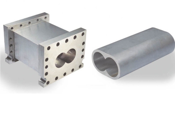 สกรูคู่ Extruder Screw Barrel โลหะผสมนิกเกิลฐาน
