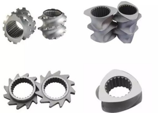 ชิ้นส่วนอะไหล่สกรูสำหรับสกรูคู่ Extruder Anti Corrosion