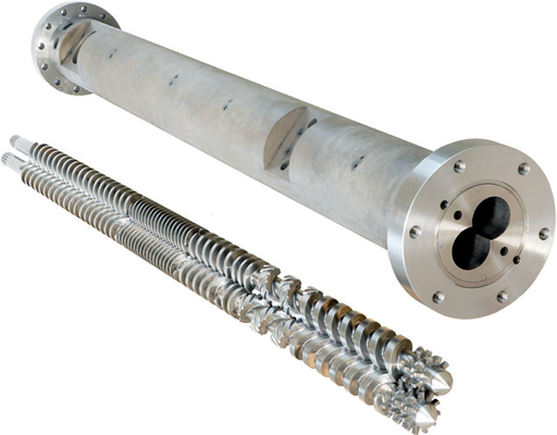 Bimetallic Extruder Screw Barrel พร้อม Backing ประสิทธิภาพสูง