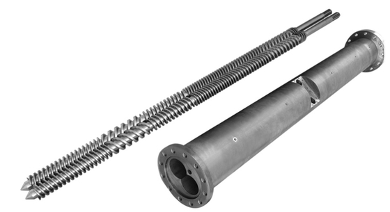 Bimetallic Extruder Screw Barrel พร้อม Backing ประสิทธิภาพสูง