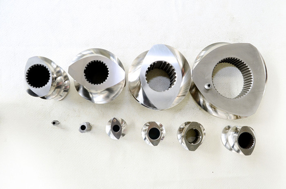Coperion ZSK58 ชิ้นส่วนอะไหล่เครื่องอัดรีดสกรูคู่สำหรับ Polyamide 6 พร้อมส่วนประกอบใยแก้ว (PA6-GF30)
