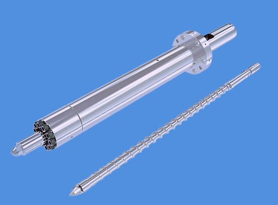 เครื่องฉีดขึ้นรูป Mitsubishi สกรูและบาร์เรล Assembly