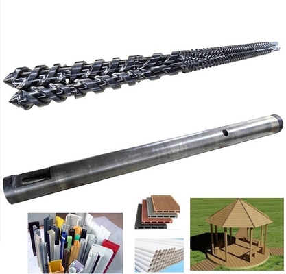 Theysohn Extruder Screw And Barrel สำหรับท่อพีวีซี / Wpc / Profile